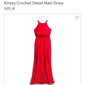 Red Maxi dress. Perfect for Spring events!